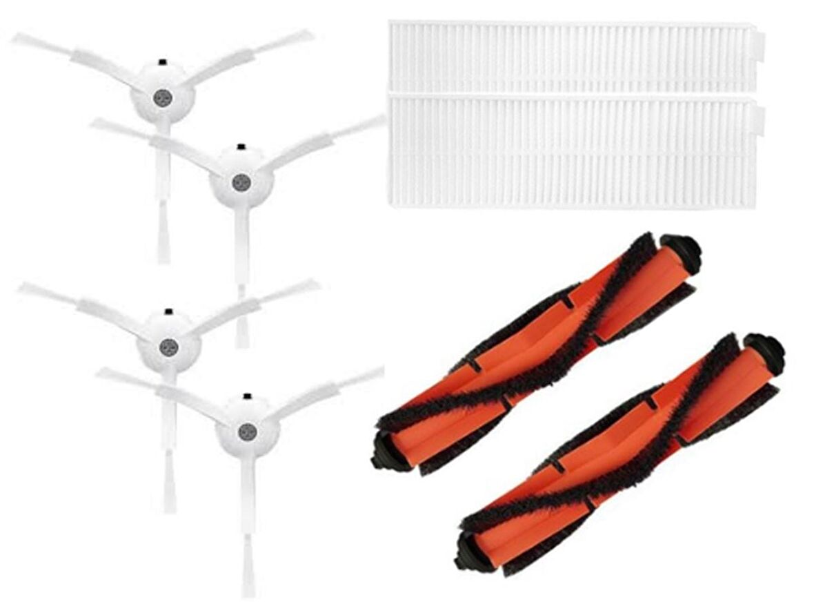 Xiaomi Vacuum Mop 2in1 Essential (MJSTG1) Robot Süpürge Uyumlu 8'li Yedek Parça Seti